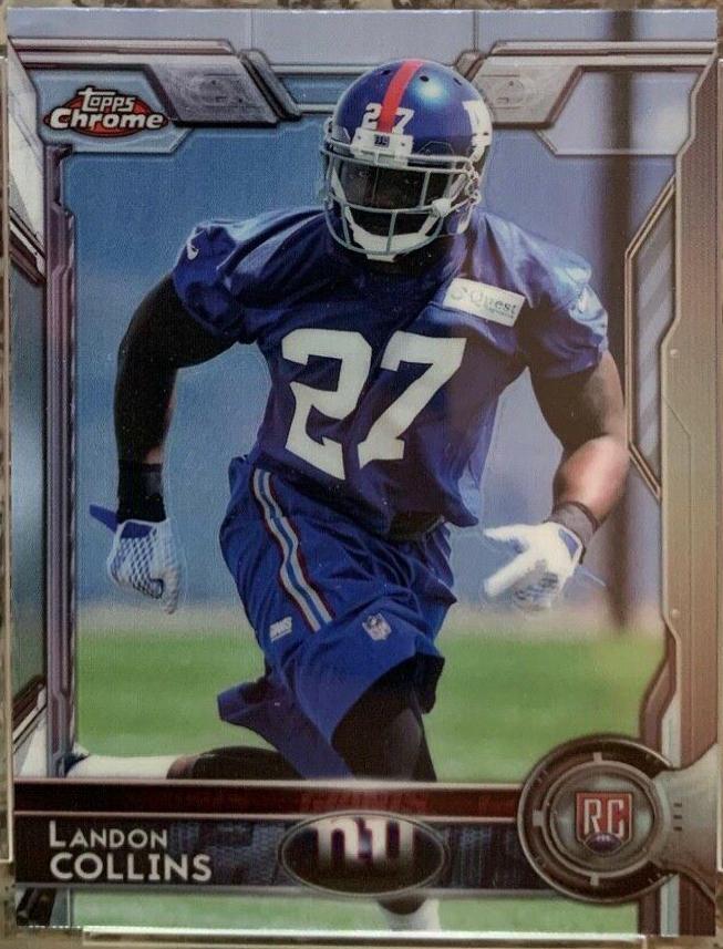 Landon Collins #118 2015 Topps Chrome Mini Football