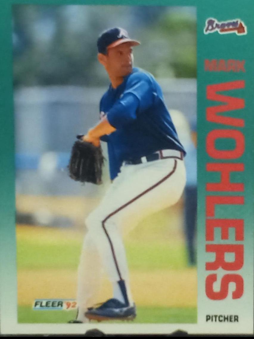 Mark Wohlers #374 Baseball Cards 1992 Fleer