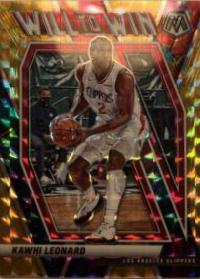 Kawhi Leonard #3 Basketball Cards 2020 Panini Mosaic Will to Win