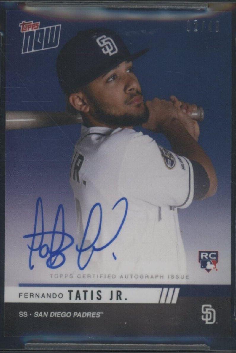 Fernando Tatis Jr. #ODFTB 2019 Topps Now Road To Opening Day Baseball