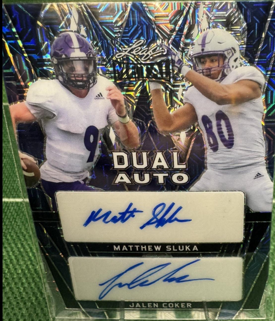 Matthew Sluka / Jalen Coker [Blue Mojo] #DA-20