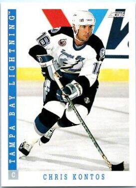 Chris Kontos #113 Hockey Cards 1993 Score