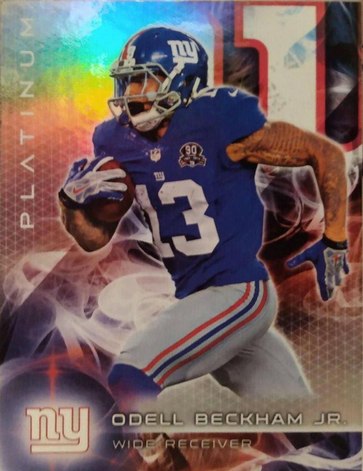 Odell Beckham Jr. #1 Football Cards 2015 Topps Platinum