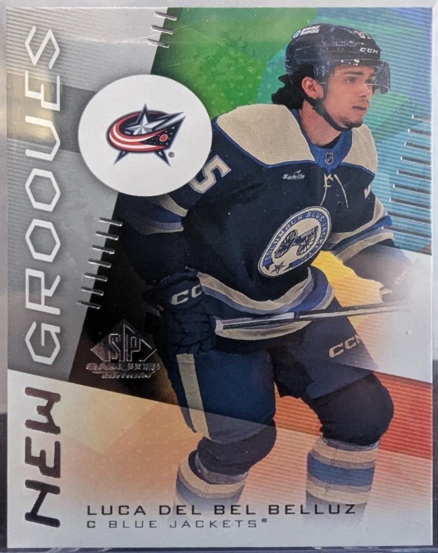 Luca Del Bel Belluz #NG-11 Hockey Cards 2024 SP Game Used New Grooves