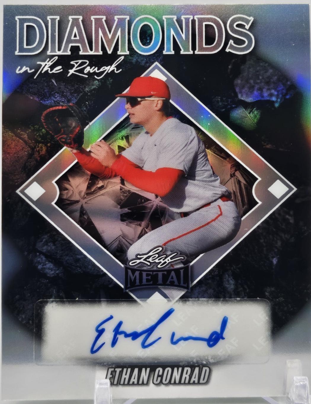 Ethan Conrad [Prismatic Silver] #DR-EC1 Prices | 2025 Leaf Metal ...