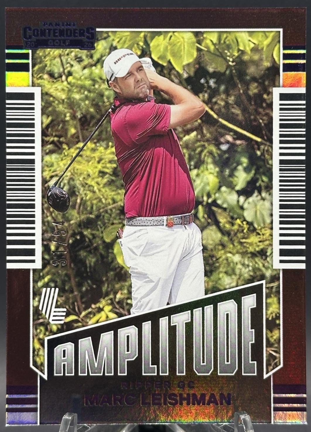 Marc Leishman #24 2026 Panini Contenders LIV Amplitude Golf