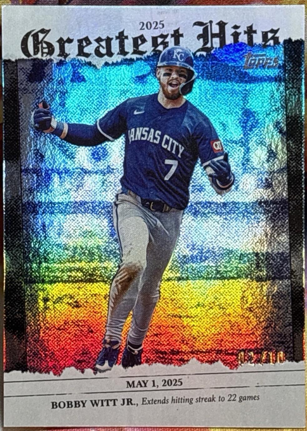 Bobby Witt Jr. [Black Foil] #GH-18