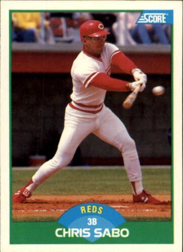 Chris Sabo #104 Baseball Cards 1989 Score
