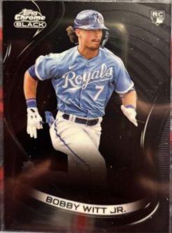 Bobby Witt Jr. #51 Baseball Cards 2022 Topps Chrome Black