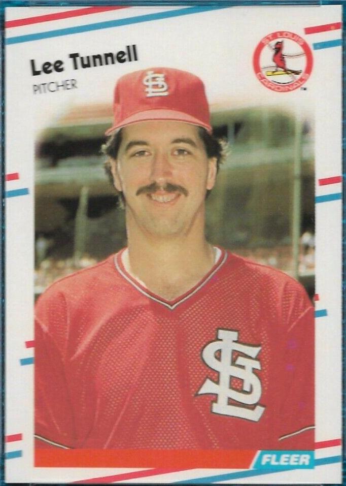 Lee Tunnell #49 Baseball Cards 1988 Fleer Glossy