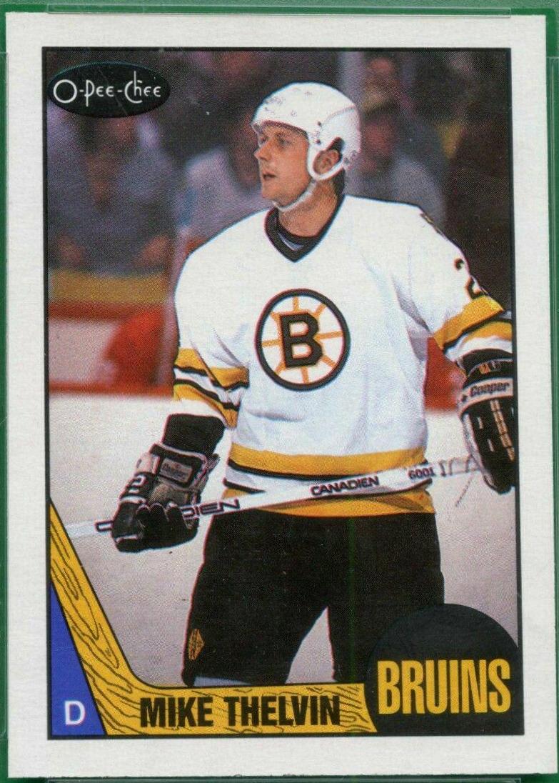 Mike Thelven #24 Hockey Cards 1987 O-Pee-Chee