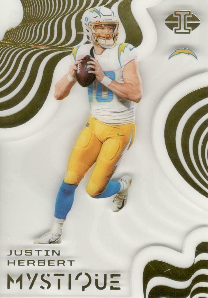 Justin Herbert #MY3 Football Cards 2020 Panini Illusions Mystique