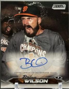 Brian Wilson #SCBA-BWI Baseball Cards 2024 Topps Stadium Club Autograph