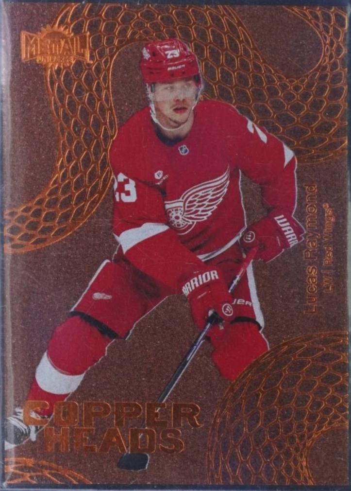 Lucas Raymond #41 2025 Skybox Metal Universe Copperheads Hockey