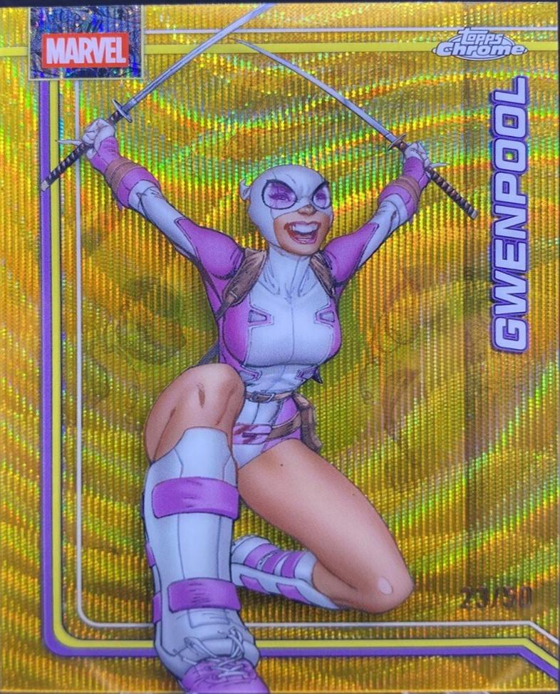 Gwenpool Gold Wave Refractor