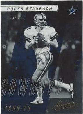 Roger Staubach #139 2017 Panini Absolute Football