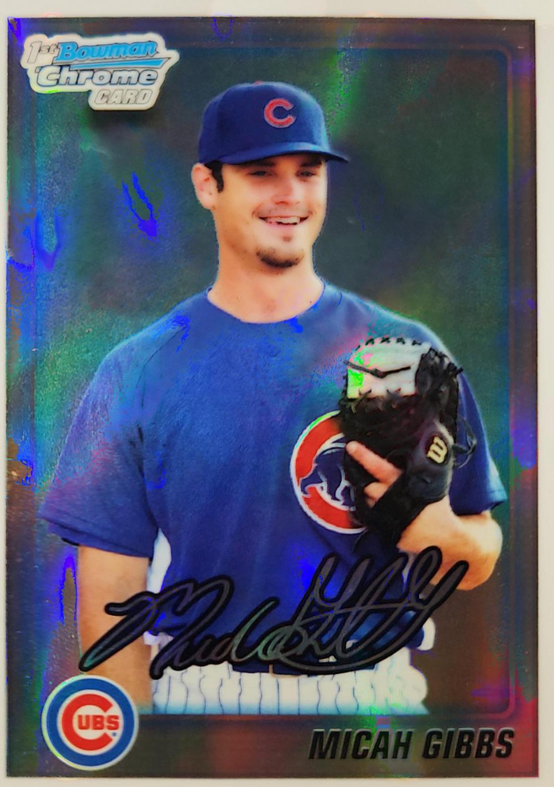 Micah Gibbs #BDPP15 Baseball Cards 2010 Bowman Chrome Draft Picks & Prospects