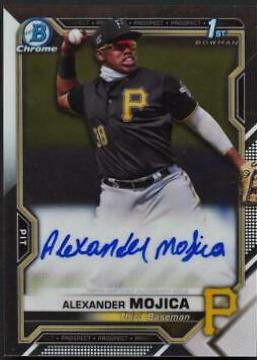 Alexander Mojica #CPA-AM Baseball Cards 2021 Bowman Chrome Prospect Autographs