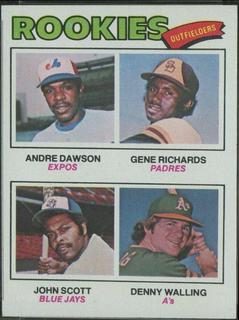 1977 Rookie Outfielders