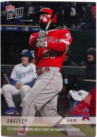 Los Angeles Angels #79 Baseball Cards 2018 Topps Now