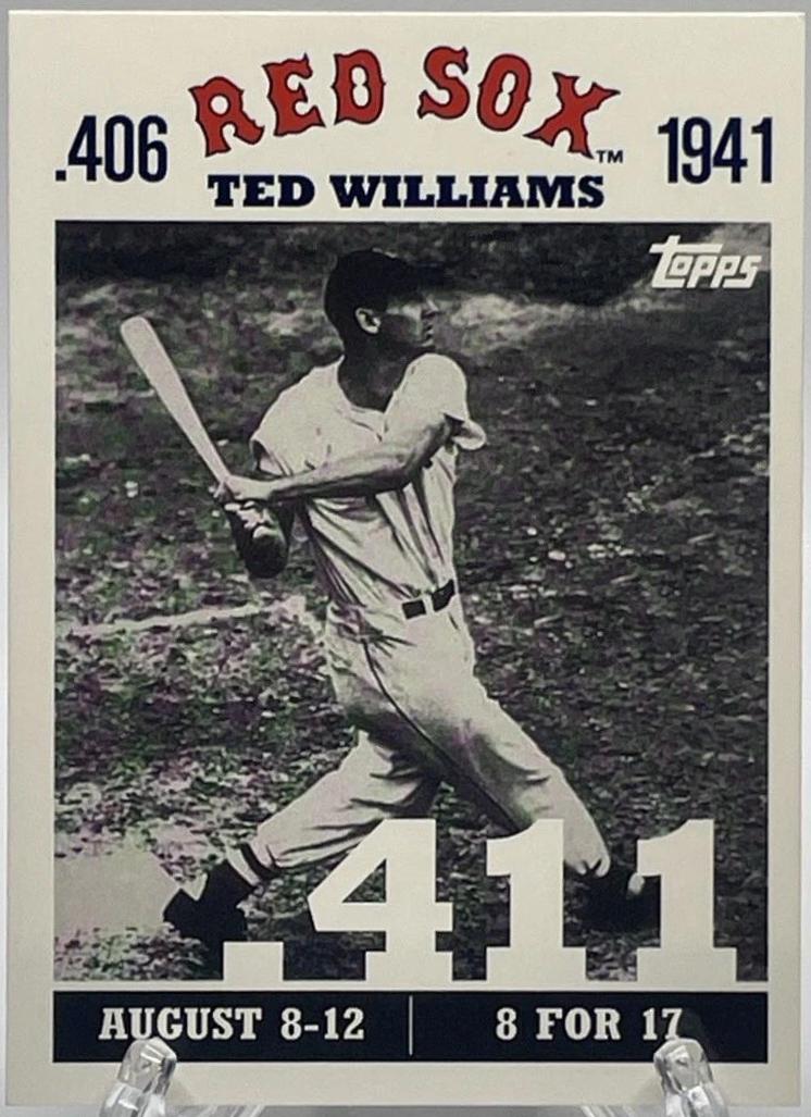 Ted Williams #TW30 2007 Topps Williams 406 Baseball