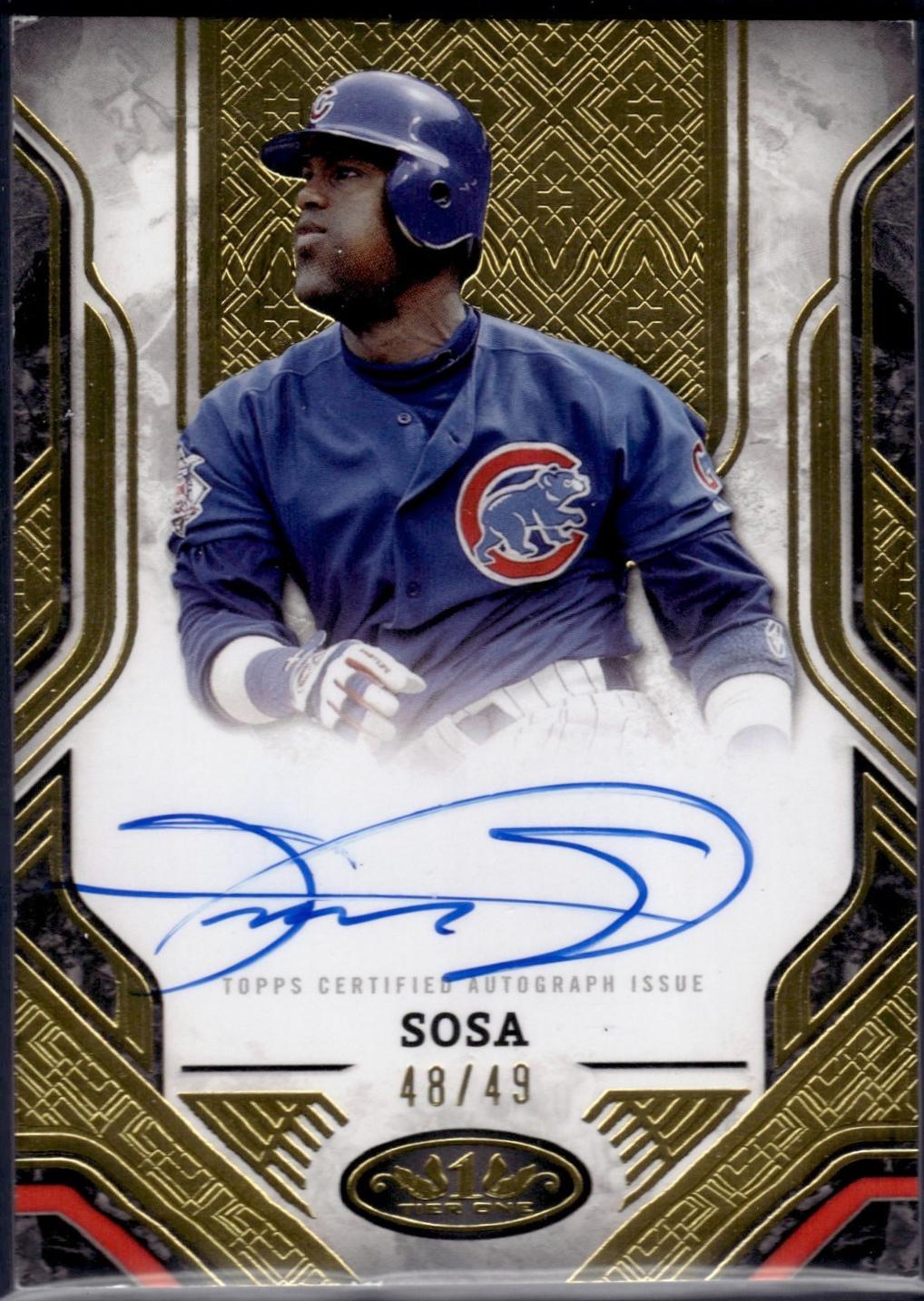 Sammy Sosa #PPA-SSO Prices | 2025 Topps Tier One Prime Performers 