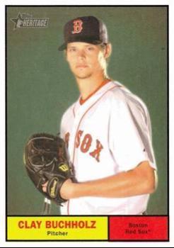 Clay Buchholz #16 Baseball Cards 2010 Topps Heritage