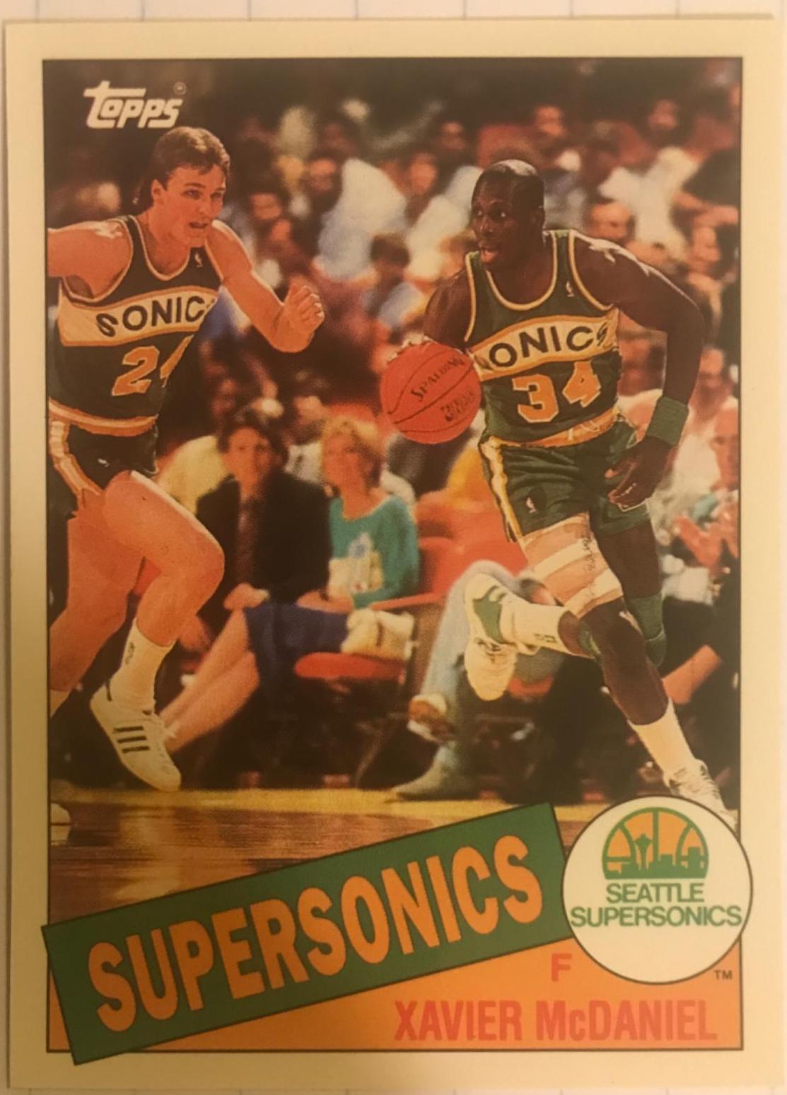 Xavier McDaniel #69 Basketball Cards 1992 Topps Archives