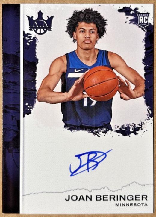 Joan Beringer #5 2025-26 Panini Court Kings Basketball Next Day Autographs