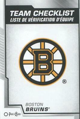Boston Bruins #553 2020-21 O-Pee-Chee Hockey