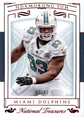 Ndamukong Suh #54 2015 Panini National Treasures Football