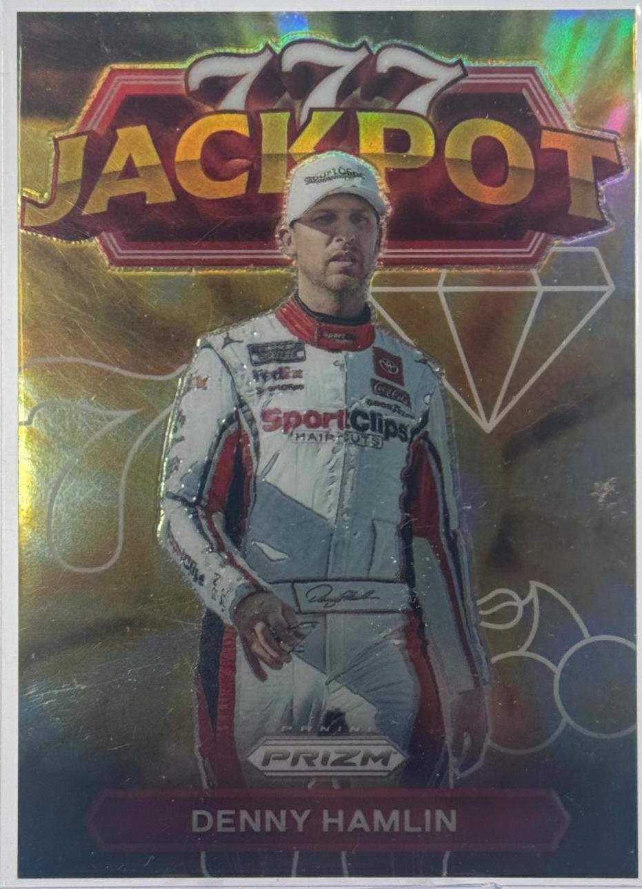 Denny Hamlin #J15 Racing Cards 2023 Panini Prizm NASCAR Jackpot