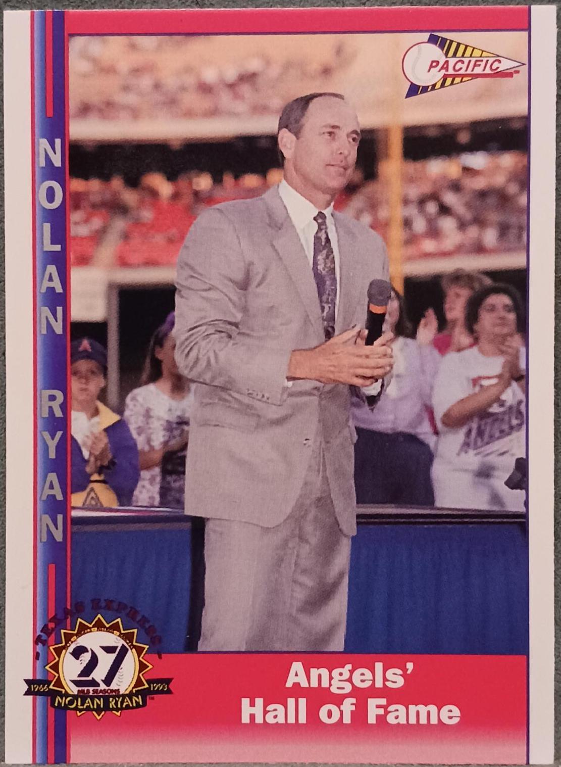 Nolan Ryan #244 Baseball Cards 1991 Pacific Nolan Ryan