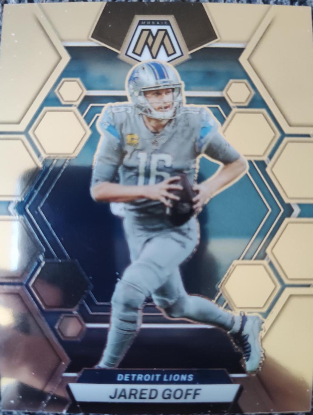 Jared Goff #185 Football Cards 2023 Panini Mosaic