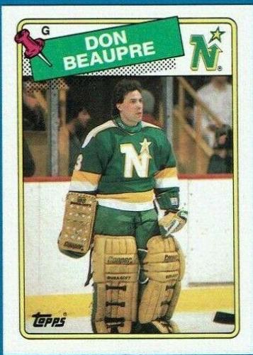 Don Beaupre #42 Hockey Cards 1988 Topps