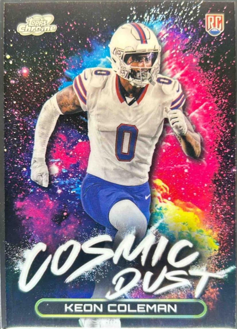 Keon Coleman #CD-19 Football Cards 2024 Topps Cosmic Chrome Dust