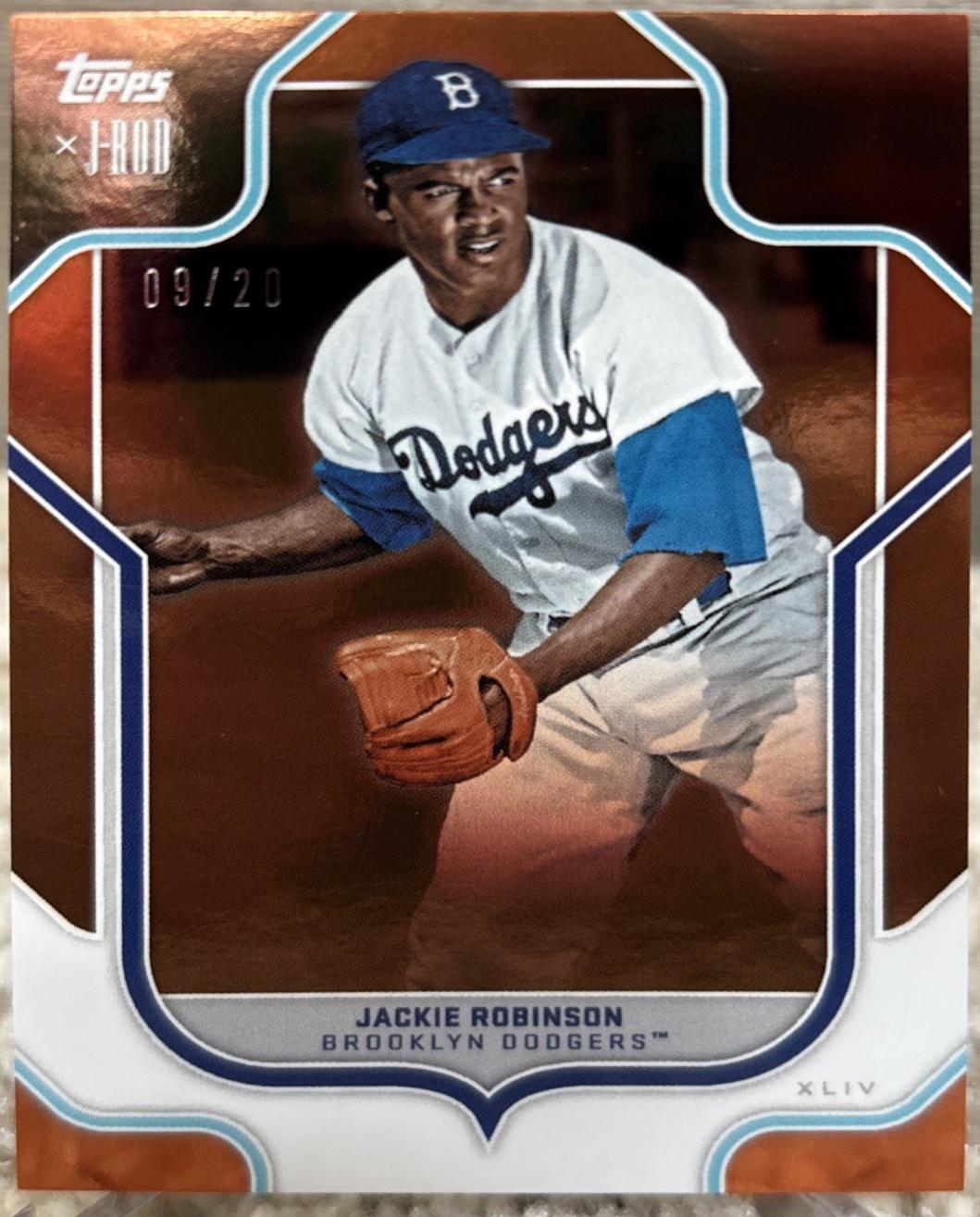 Jackie Robinson #65 2023 Topps X J Rod The Show Out Collection Baseball