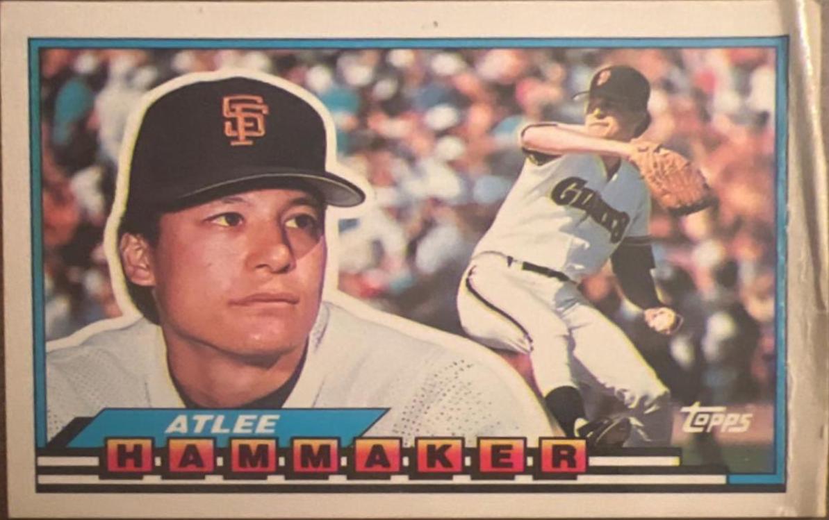 Charlton Hammaker #21 Baseball Cards 1989 Topps Big