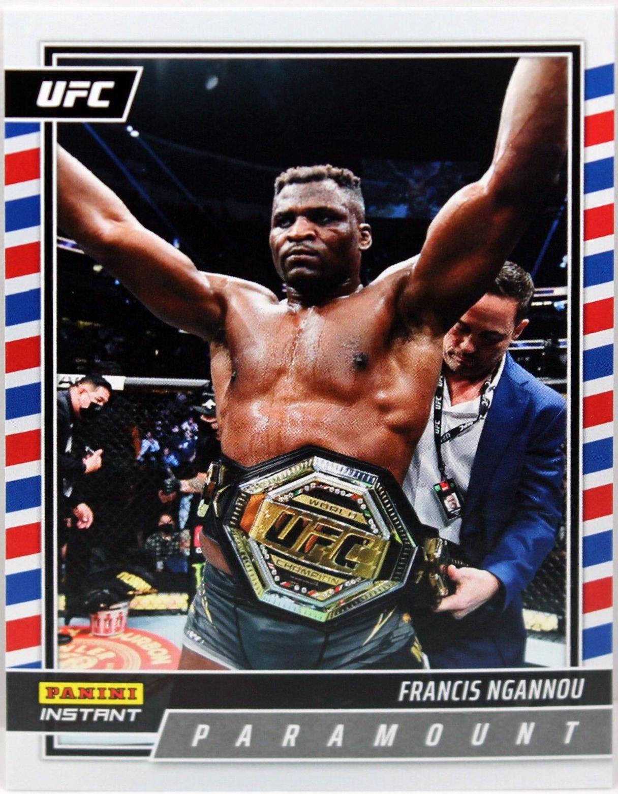 Francis Ngannou #P24 Ufc Cards 2022 Panini Instant UFC Paramount