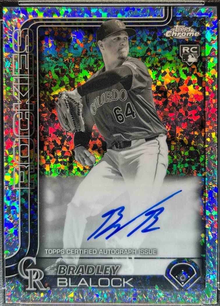 Bradley Blalock [Black White Mini Diamond Refractor] #RA-BBL