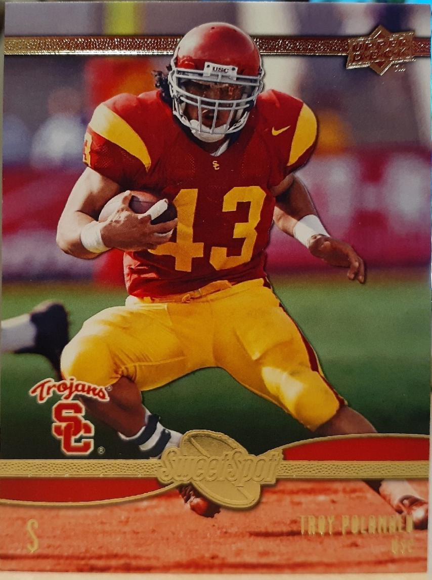 Troy Polamalu #40 2010 Upper Deck Sweet Spot Football