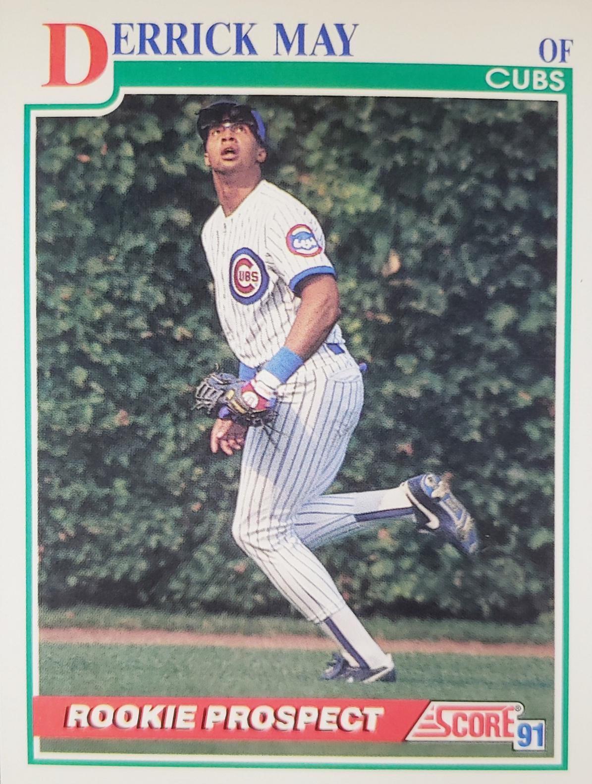 Derrick May #379 Baseball Cards 1991 Score