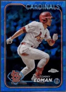 Tommy Edman #491 2024 Topps Chrome Sapphire Baseball