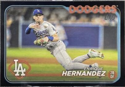 Enrique Hernandez [Black] (2024 Topps)