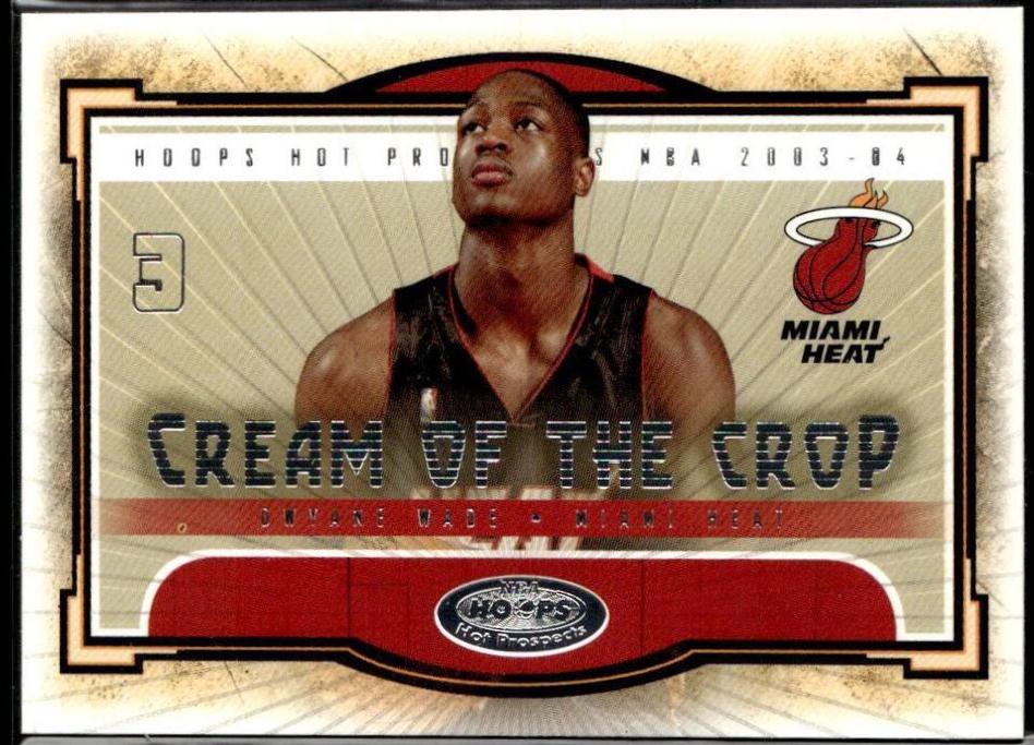 Dwyane Wadę #13 Basketball Cards 2003 Hoops Hot Prospects Cream of the Crop