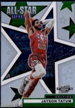Jayson Tatum #8 Basketball Cards 2021 Panini Contenders Optic All Star Aspirations