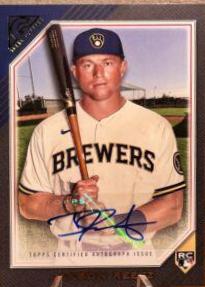 Jakson Reetz #RA-JRE Baseball Cards 2022 Topps Gallery Rookie Autographs