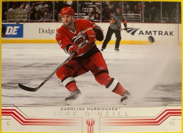 Jeff O'Neill #31 Hockey Cards 2001 Upper Deck