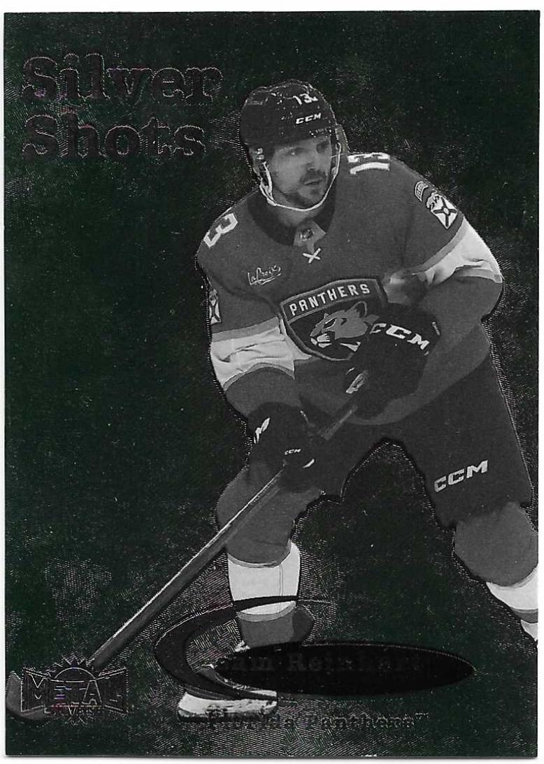 Sam Reinhart #SS-12 Hockey Cards 2024 SkyBox Metal Universe Silver Shots