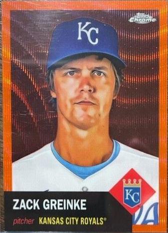 Zack Greinke [Orange Wave Refractor] #388